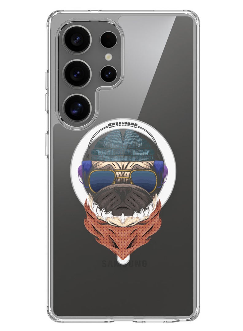 Theodor Magnetic Case for Samsung Galaxy S25 Ultra 6.9-inch Compatible with MagSafe Wireless Charging, Shockproof Phone Bumper Cover swag bull dog - Image 1