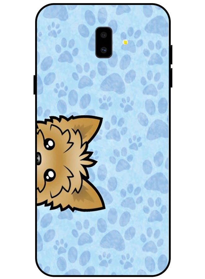 EYE CATCH Protective Case Cover For Samsung Galaxy J6 Smart Series Printed Protective Case Cover for Samsung J6 Dog Face - Image 1