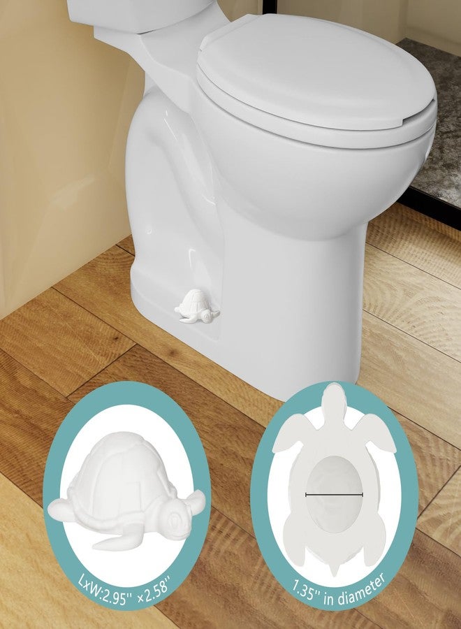 boeemi Sea Turtle Toilet Bolt Covers Decorative, 2PCs Glow in The Dark PLA Toilet Bowl Caps for Bolts Luminous Green, Fun Bathroom Decor Accessories Rust Prevention - Image 5