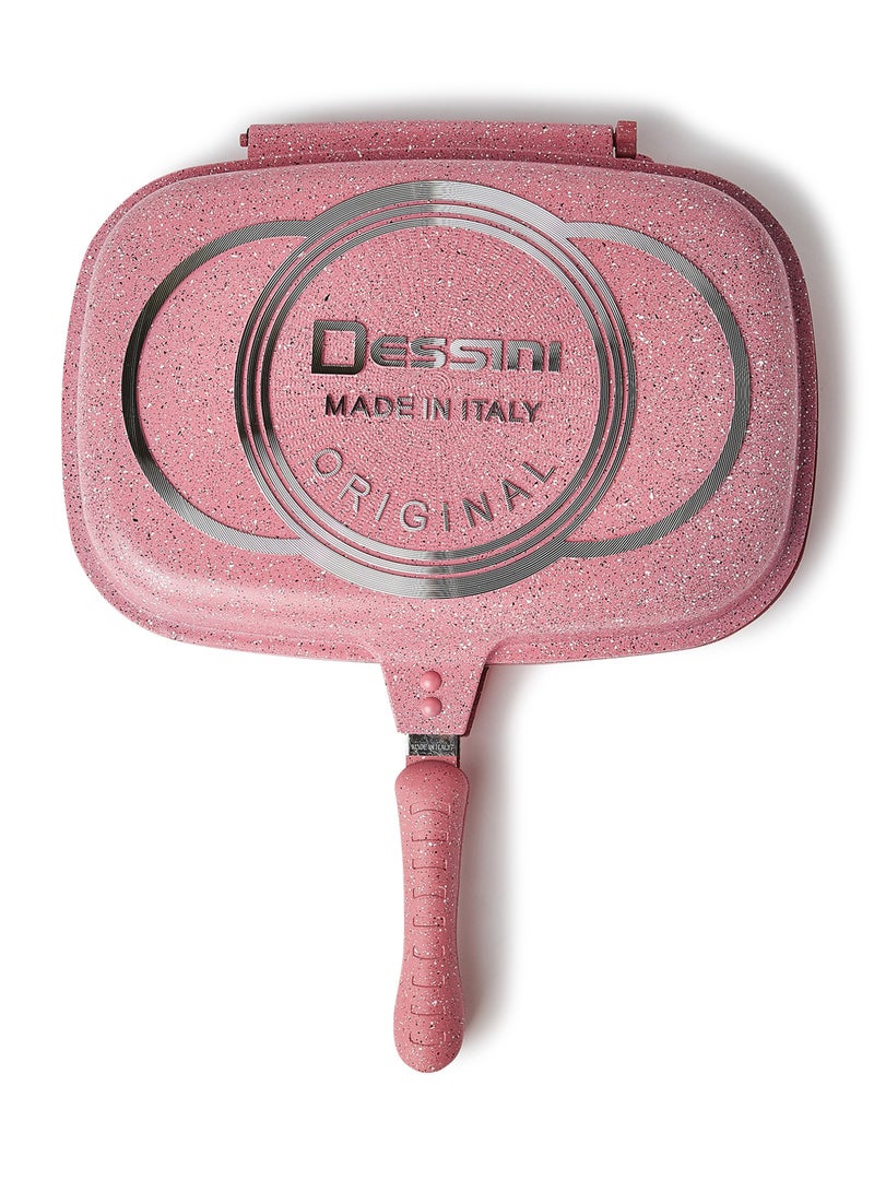 DESSINI Double Fry Pan Pink - Image 1