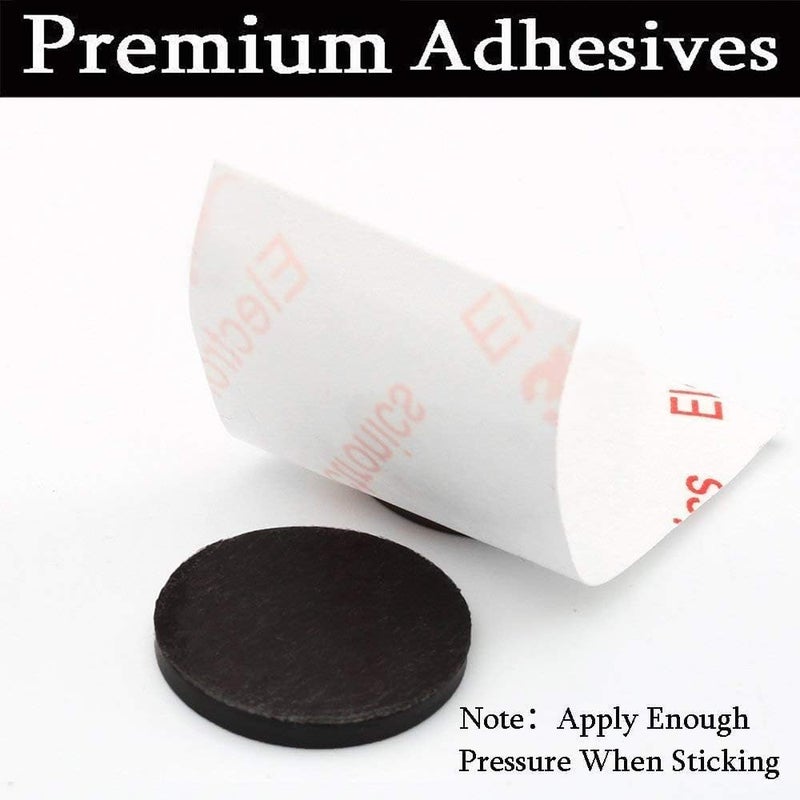 HOUSE AGAIN Round Magnets with Adhesive Backing, Adhesive Magnets for Crafts, Small Sticky Magnetic Dots for DIY Projects, Hanging & Organizing Light Objects, 100 Pcs 20x2mm - Image 5