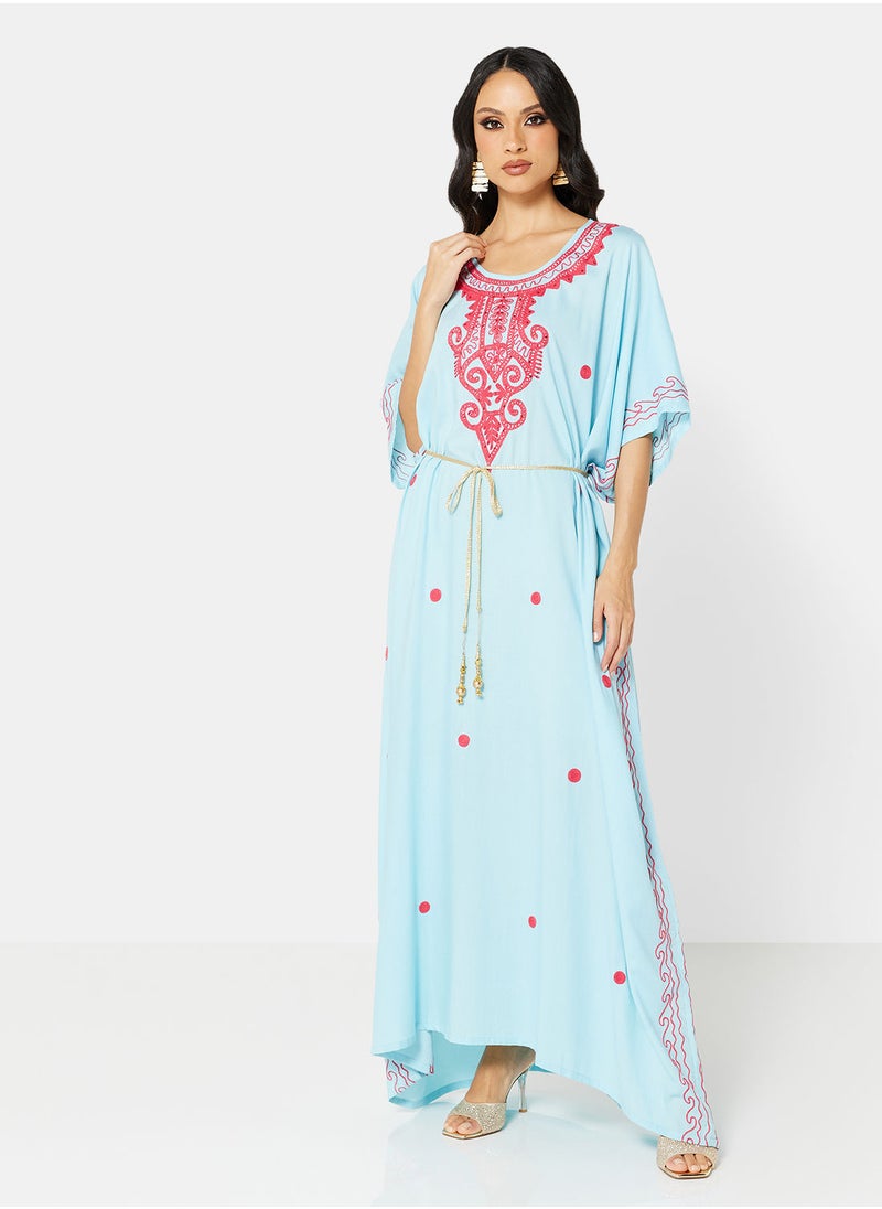 ARABIAN CLOSET EMBROIDERED KAFTAN  - Image 1