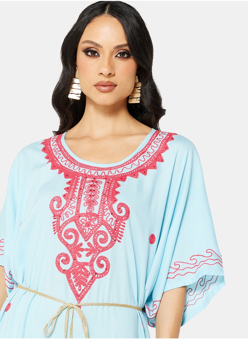 ARABIAN CLOSET EMBROIDERED KAFTAN  - Image 4