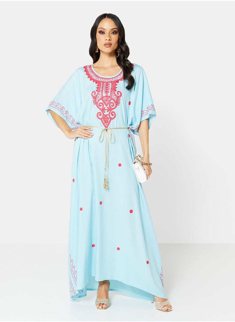 ARABIAN CLOSET EMBROIDERED KAFTAN  - Image 3