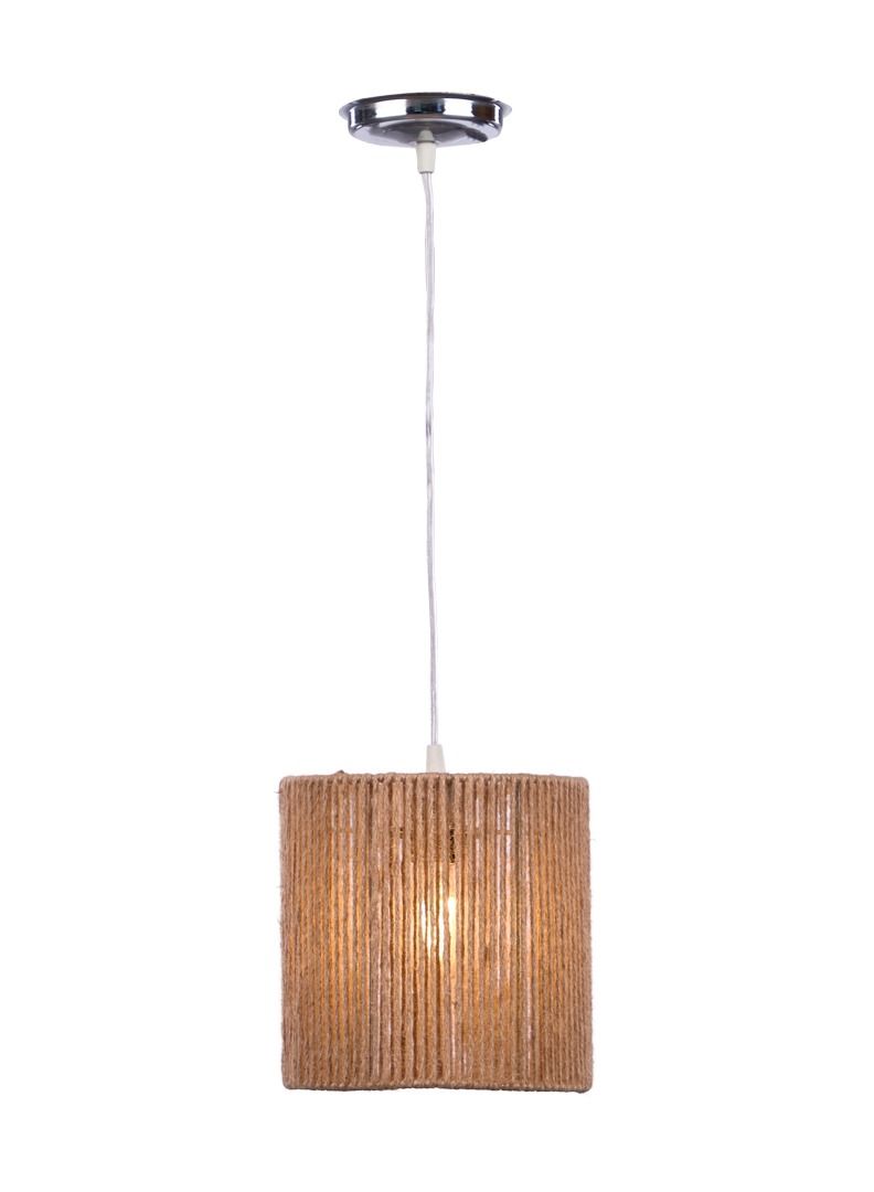 نجفة شوب دلايه سقف بوهو مصنوعه من اجود انواع الخيوط الكتان الطبيعي مناسبه لجميع الديكورات والمساحات 20*20*50 - Image 1