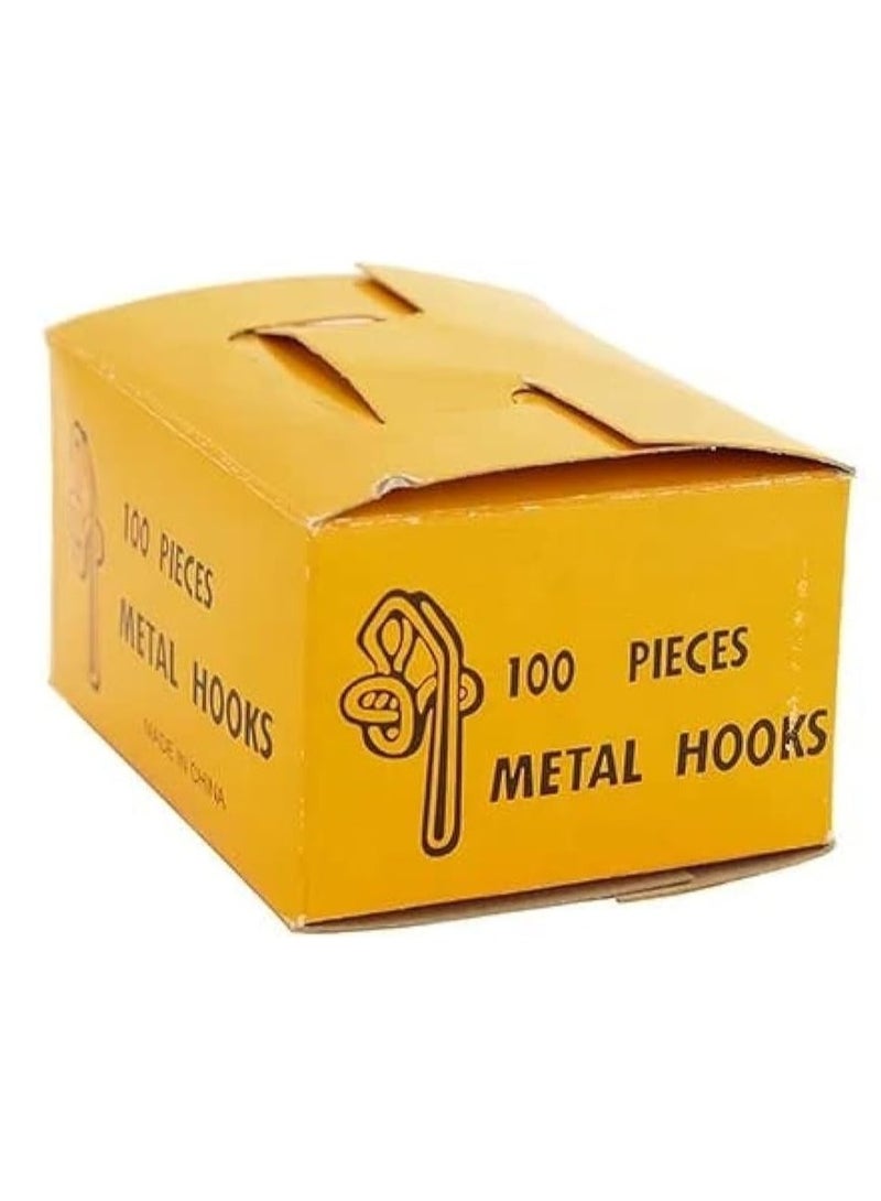 Metal curtain hooks for curtain hanging tape add a pleated look to your window curtain. - Image 2