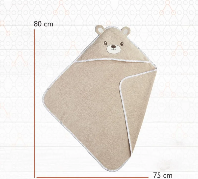 Gezenbebe Hero Hero Headed Baby & Kids Drying Towel Teddy