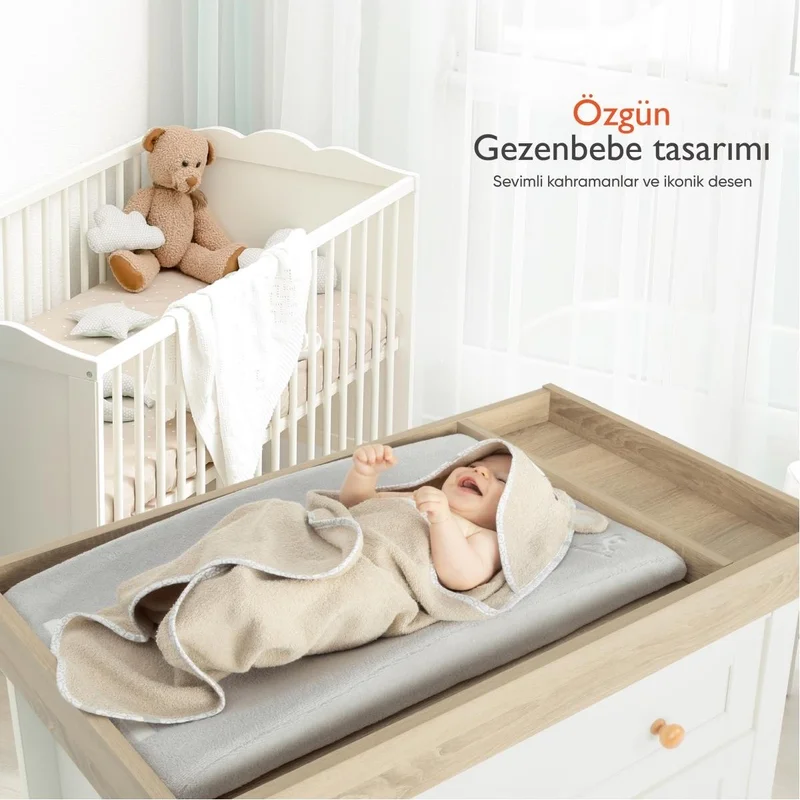 Gezenbebe Hero Hero Headed Baby & Kids Drying Towel Teddy