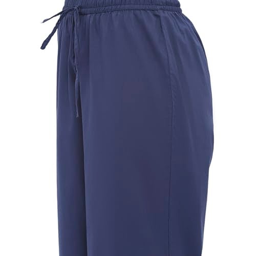 BIBA Women's Blue Cotton Straight Printed Co-ord Set_34 - Image 3