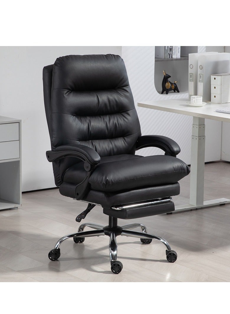 Desk Chairs with Wheels and Arms High Back,Office Chair Ergonomic Desk Chair Comfort Adjustable Height,Executive Office Chair Big and Tall with Foot Rest, Office Chair Recliners 165 Degree Adjustable - Image 1
