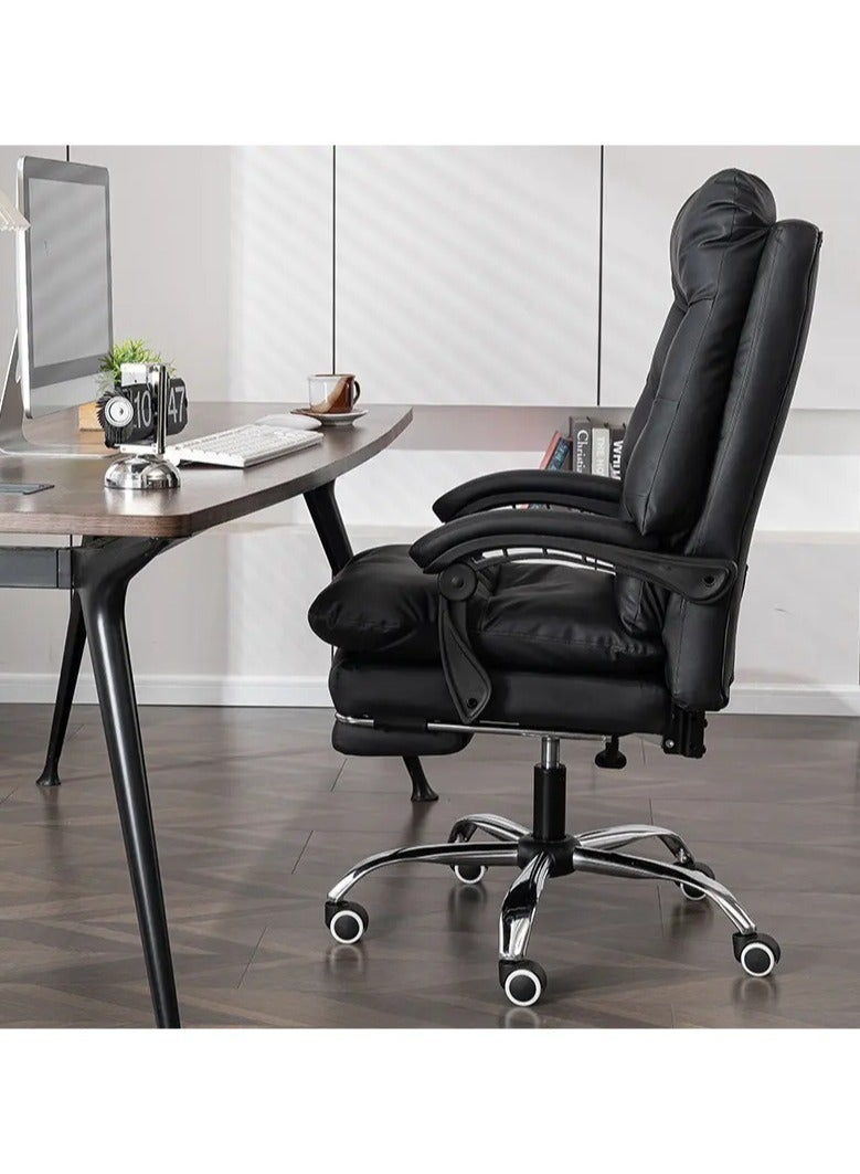 Desk Chairs with Wheels and Arms High Back,Office Chair Ergonomic Desk Chair Comfort Adjustable Height,Executive Office Chair Big and Tall with Foot Rest, Office Chair Recliners 165 Degree Adjustable - Image 3