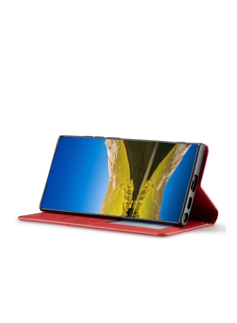 Suteni Flip Cover Leather Protective Case for Samsung Mobile Phone - Image 2