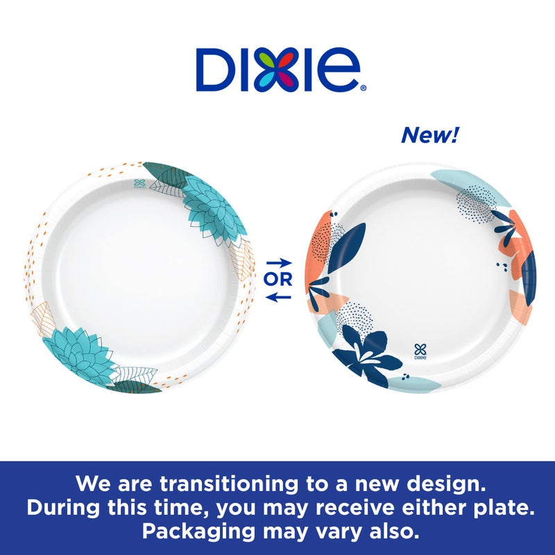 Dixie Medium Paper Plates  8.5 Inch  90 Count  2X Stronger*  Microwave-Safe  Soak-Proof  Cut Resistant  Disposable Plates For Everyday Breakfast  Lunch  & Dinner Meals - Image 3