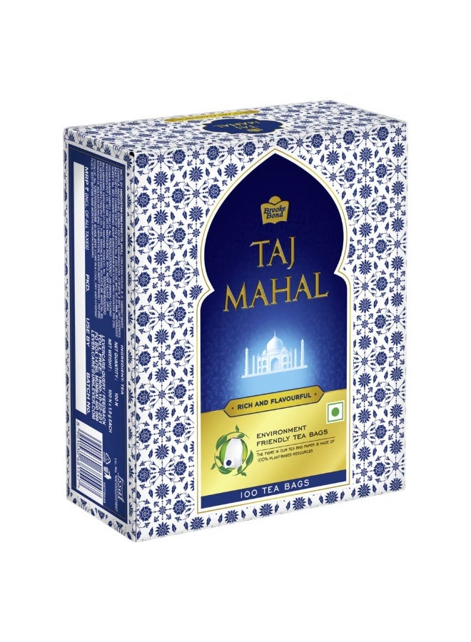 تاج محل أكياس شاي 100 قطعة | شاي غني ومذاق - شاي أوراق فاخر - Image 3