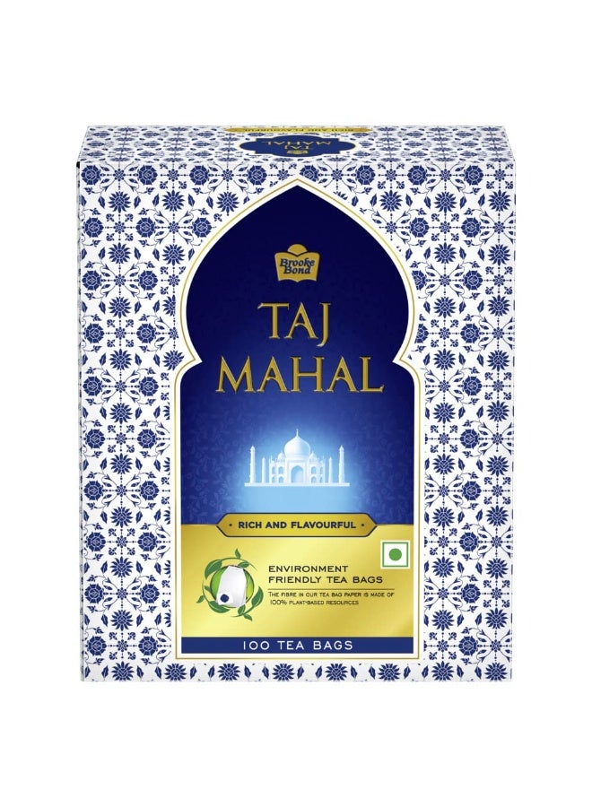 تاج محل أكياس شاي 100 قطعة | شاي غني ومذاق - شاي أوراق فاخر - Image 1