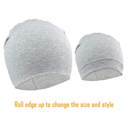DRESHOW BQUBO 8 Pack Unisex Baby Beanie Hat Infant Toddler Kid Hats Baby Soft Cute Knit Cap Nursery Beanie - Image 3