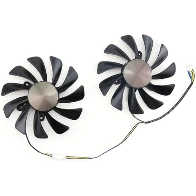 DURABLE GAA8S2U GRAPHICS CARD FAN REPLACEMENT GPU COOLING FAN COOLER FOR ZOTAC GTX1080TI 1080 1070TI 1070AMP EDITION REPAIR PART (FOR 1080TI 1070TI WITH LOGO)