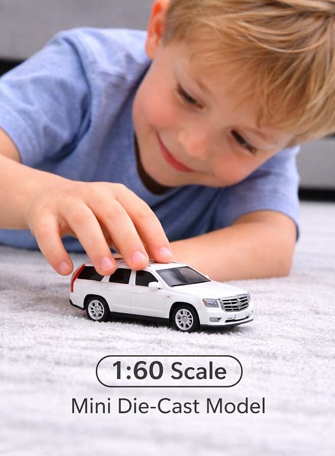Welly 1:60 Die-Cast Cadillac Escalade 2017 – White SUV Toy Car for Kids & Collectors - Image 4