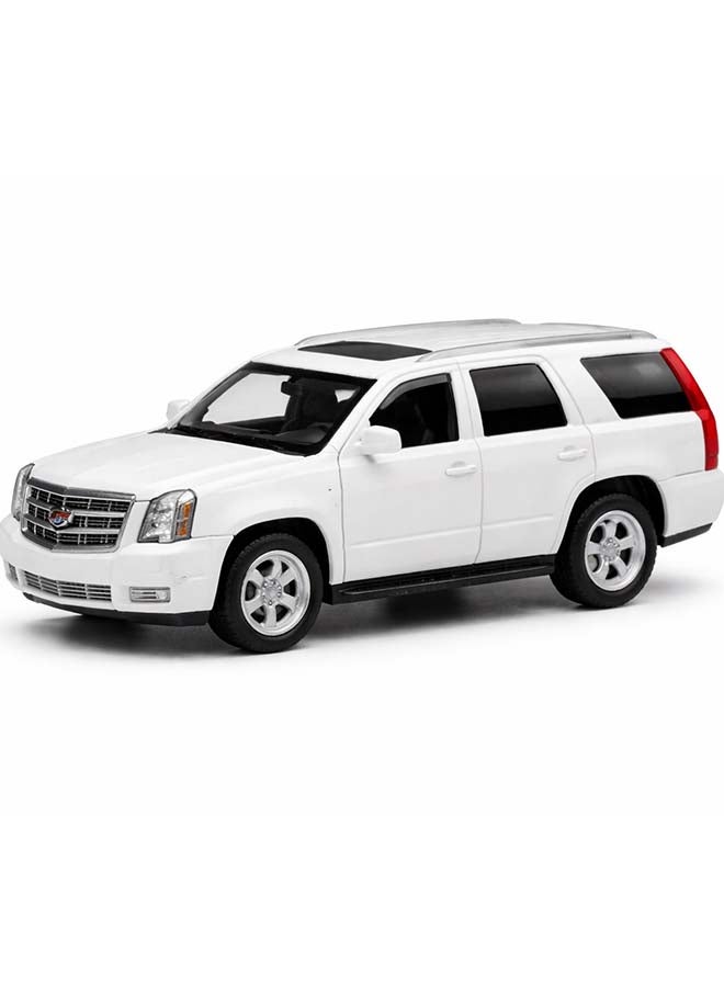 Welly 1:60 Die-Cast Cadillac Escalade 2017 – White SUV Toy Car for Kids & Collectors - Image 2