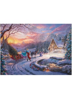 Ceaco Ceaco - Thomas Kinkade - Disney - Holiday - Cinderella Bringing Home The Tree - 1000 Piece Jigsaw Puzzle  - Image 3