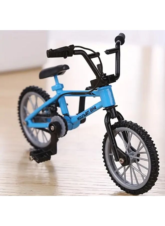 Green Alloy Finger Bike Toy Mini Simulation Bicycle Model Creative Riding Gift - Image 5