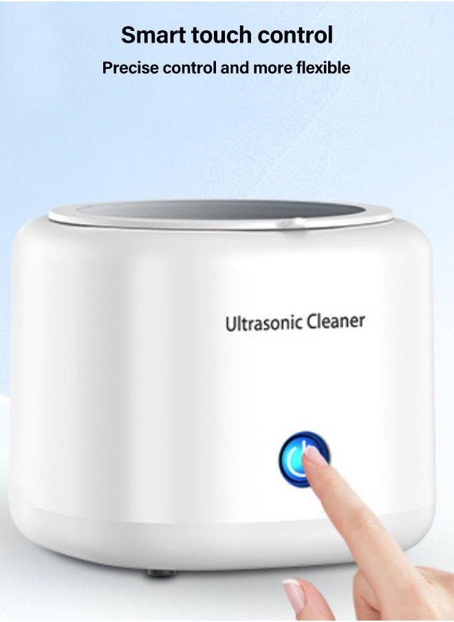 Furtey Ultrasonic Cleaner Retainer Cleaner: 43kHz Ultrasonic Denture Cleaner - 180ML Portable Teeth Cleaning Box for Orthodontics Braces Mouthguard/Jewelry Earrings Watches Bracelets Bracelet Cleaning  - Image 5