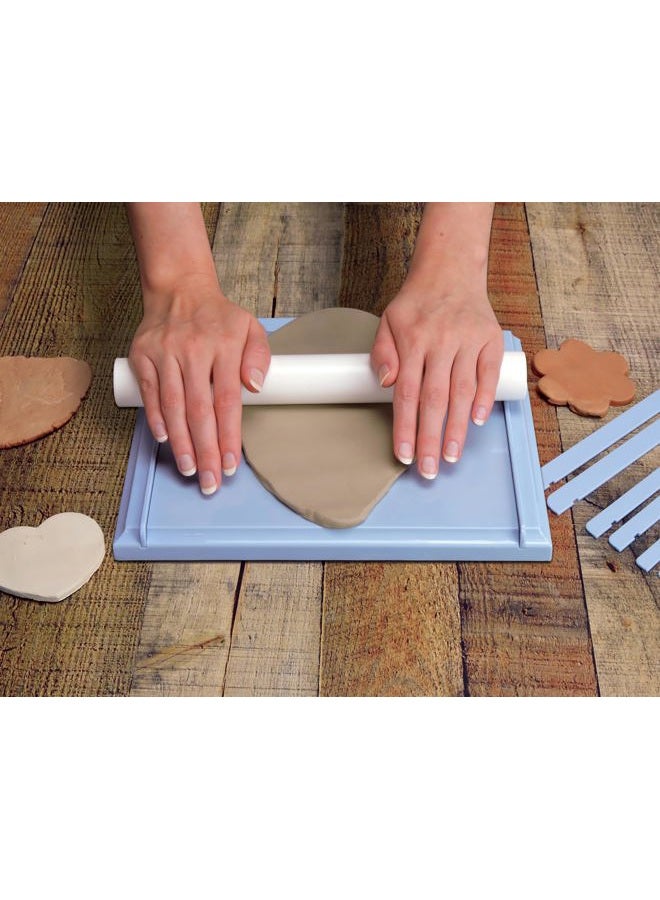 Activa Kit, 10.5 Board with Roller Rails | Roll Clay to A Perfect, Even Thickness 1, Clear - Image 3