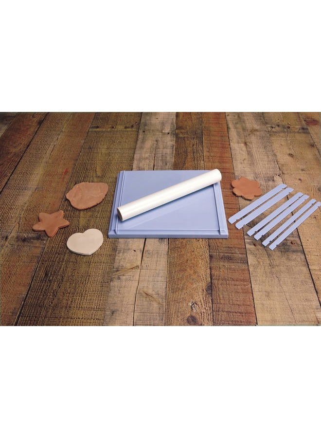 Activa Kit, 10.5 Board with Roller Rails | Roll Clay to A Perfect, Even Thickness 1, Clear - Image 4