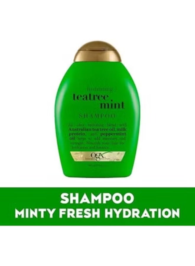 OGX Hydrating Tea Tree Mint Shampoo 385 Ml - Image 2