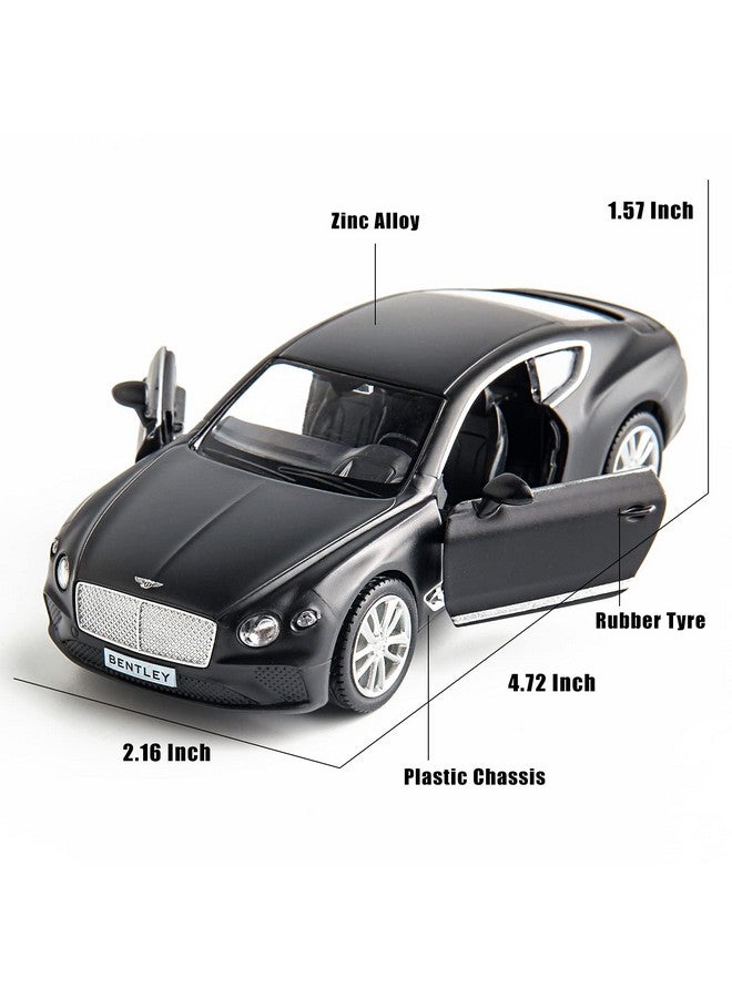 RMZ City 1:36 for Diecasting Alloy Car Model Bentley Continental GT Toy Car, Pull Back Vehicles Toy Car for Toddlers Kids Boys Girls Gift Black - Image 2