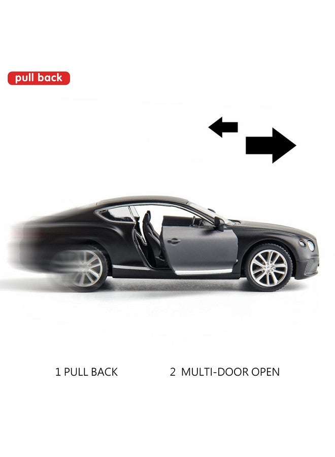 RMZ City 1:36 for Diecasting Alloy Car Model Bentley Continental GT Toy Car, Pull Back Vehicles Toy Car for Toddlers Kids Boys Girls Gift Black - Image 3