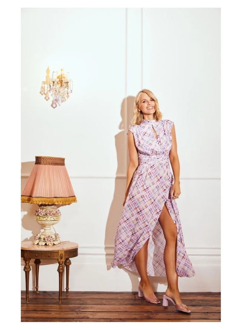 Little Mistress Little Mistress Multi Check Maxi