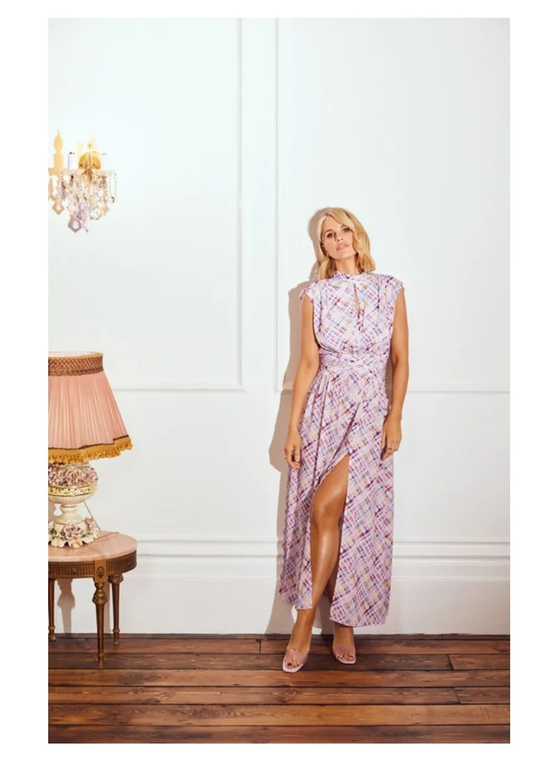 Little Mistress Little Mistress Multi Check Maxi