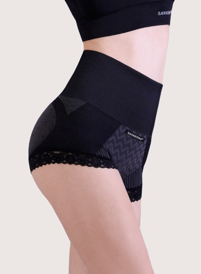 SANKOM Classic Shapewear Briefs for Women - High Waist Tummy Control Underwear with Posture Support | Seamless, Breathable & Comfortable Body Shaper for Everyday Wear | Supports Back Comfortably & Feels light in UAE’s Warm Weather. - Image 3