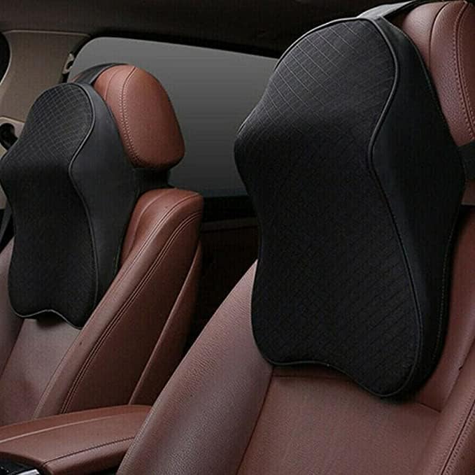 ZINLEY Memory Foam Car Neck Pillow Ergonomic Neck Support Pillow Help Relieve Neck Pain for Driver or Front Back Seat Office Chair Fit Most Vehicles 2 - Image 2