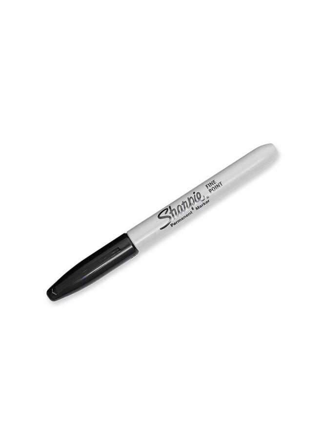 Sharpie Permanent Marker Fine Point, Black with Sharpie Quick Drying/Waterproof - 36 Count (1 Pack)  - Image 2