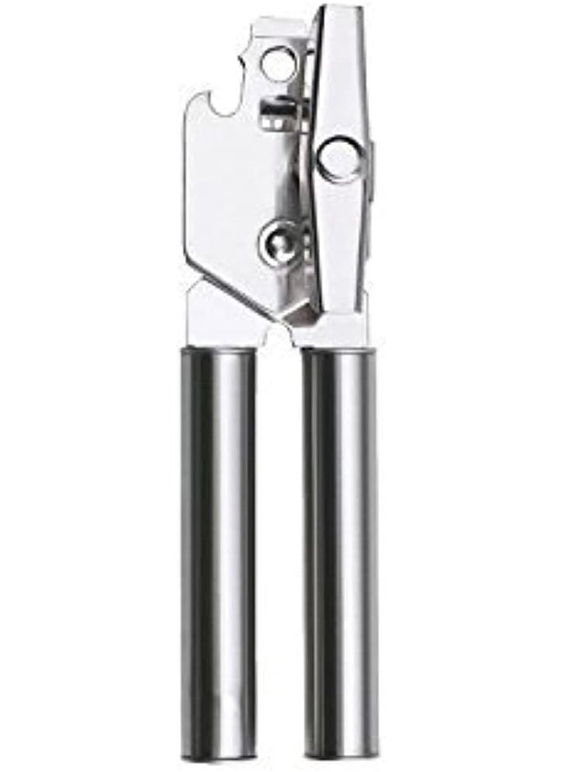 Generic - Versatile Manual Can Opener – Made of stainless steel, food-safe and easy to use, ideal for the kitchen to open cans, jars, and beverage bottles. Smooth edge for safety. - Image 1