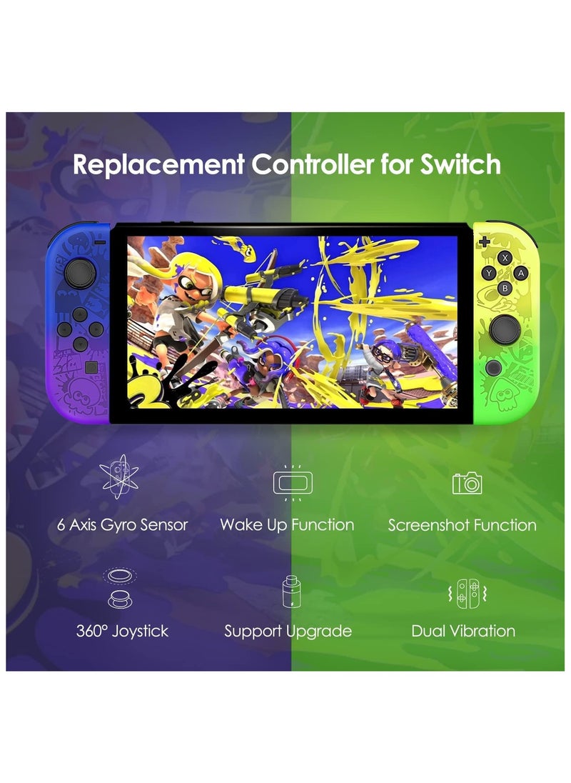 Generic Joy Cons Wireless Controller for Nintendo Switch, L/R Controllers Replacement Compatible with Nintendo Switch/Lite/OLED, Joystick with Wake-up/Screenshot/Dual Vibration/Motion Control Function  - Image 4