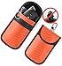 Vammcht Upgraded Faraday Bag for Key Fob 2 Pack Premium Faraday Key Fob Protector Car RFID Signal Blocking Car Security Protection AntiTheft Pouch AntiHacking Case Blocker Orange - Image 2