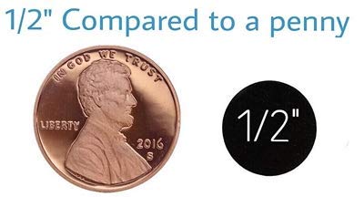 InStockLabels.com Light Blue Color Coding Labels for Organizing Inventory 0.50 Inch Round Circle Dots 1,000 Total Adhesive Stickers On A Roll - Image 5