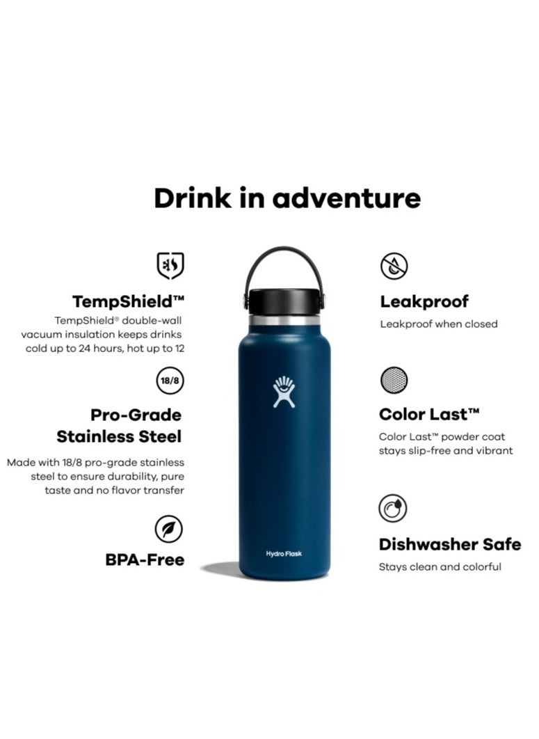 Hydro Flask - Flask Wide Mouth Bottle With Flex Cap 1180 Ml - Image 1