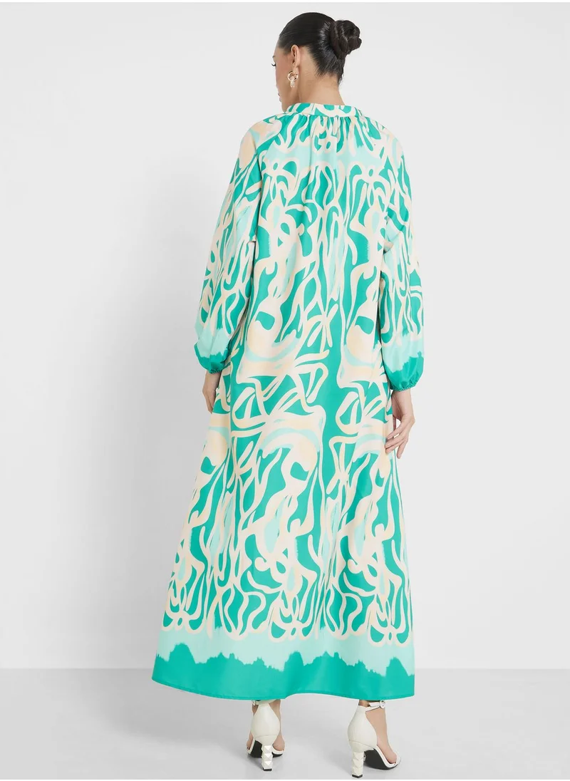 Khizana Printed Dress