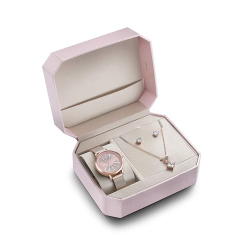 Sonata Poze Analog Quartz Rose Dial Watch for Women - Image 3