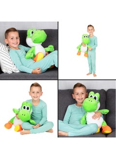 Franco Kids Bedding Super Soft Plush Cuddle Pillow Buddy, One Size, Mario Yoshi  - Image 5