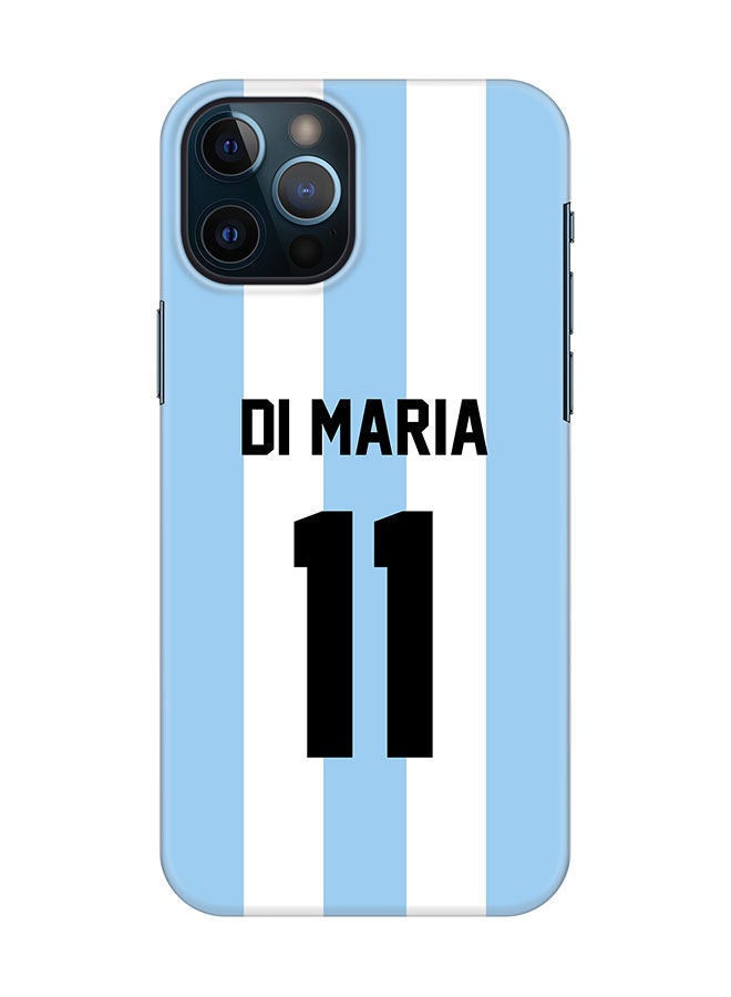 Stylizedd Slim Cover for Apple iPhone 12 Pro Case Snap Classic Series Mobile Cover Hard PC Shield Matte Finish Print -Argentina-Player-Di Maria - Image 1