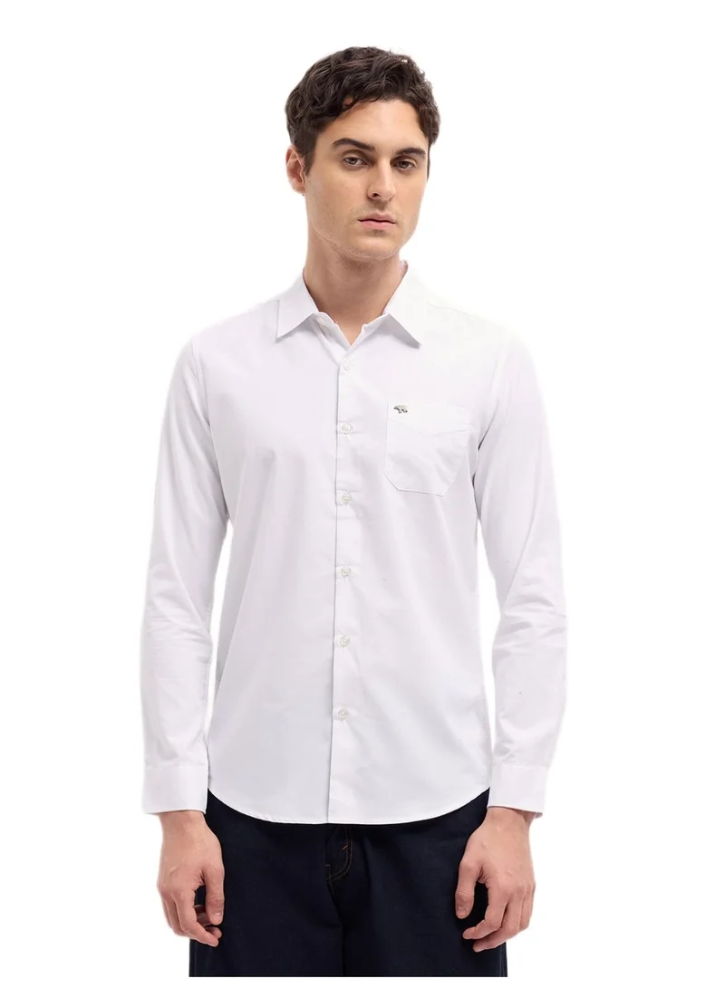THE BEAR HOUSE Men’s Shirt for Office, Casual & Party Wear | Comfortable Long Sleeve Shirt with Classic Collar, Button Closure & Versatile Stylish Look