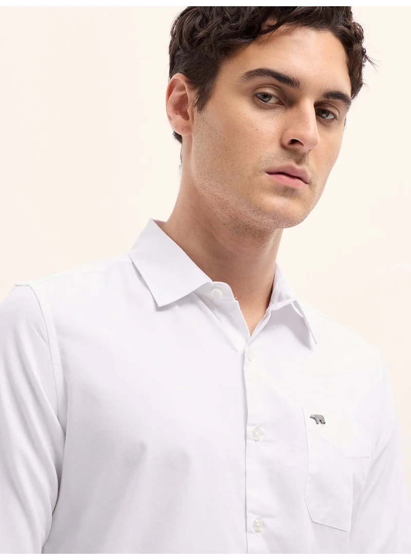 THE BEAR HOUSE  Men’s Shirt for Office, Casual & Party Wear | Comfortable Long Sleeve Shirt with Classic Collar, Button Closure & Versatile Stylish Look for Men | Best Price UAE