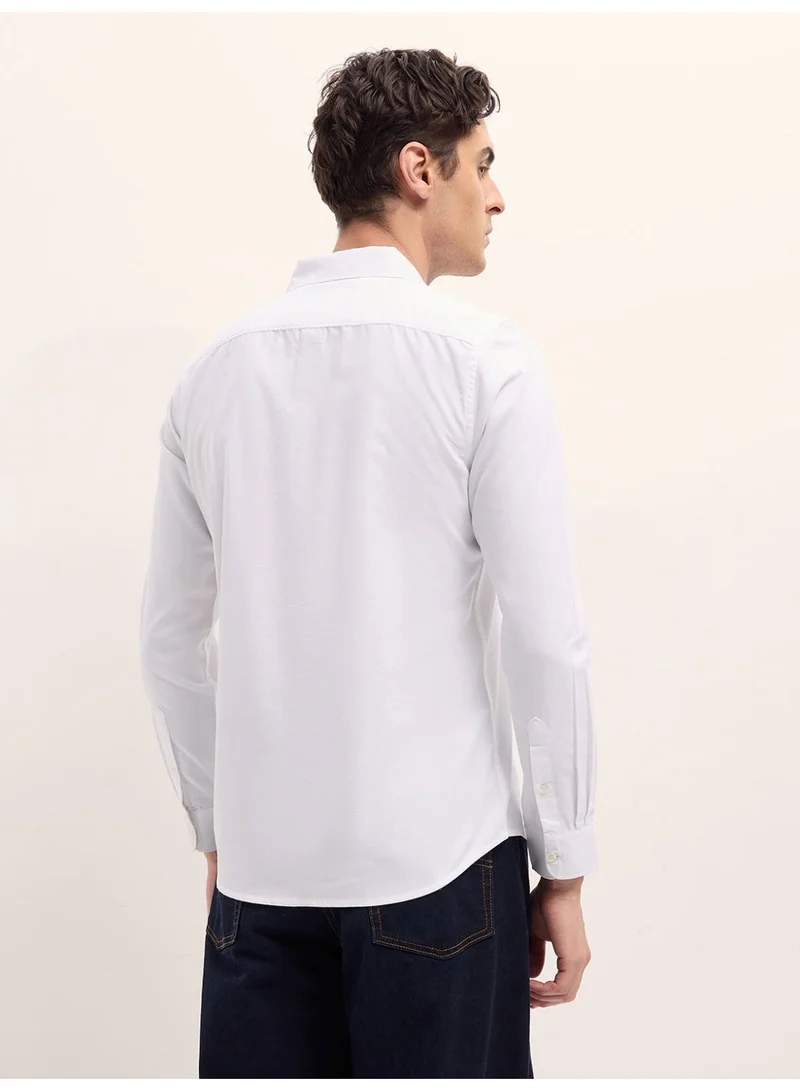 THE BEAR HOUSE  Men’s Shirt for Office, Casual & Party Wear | Comfortable Long Sleeve Shirt with Classic Collar, Button Closure & Versatile Stylish Look for Men | Best Price UAE
