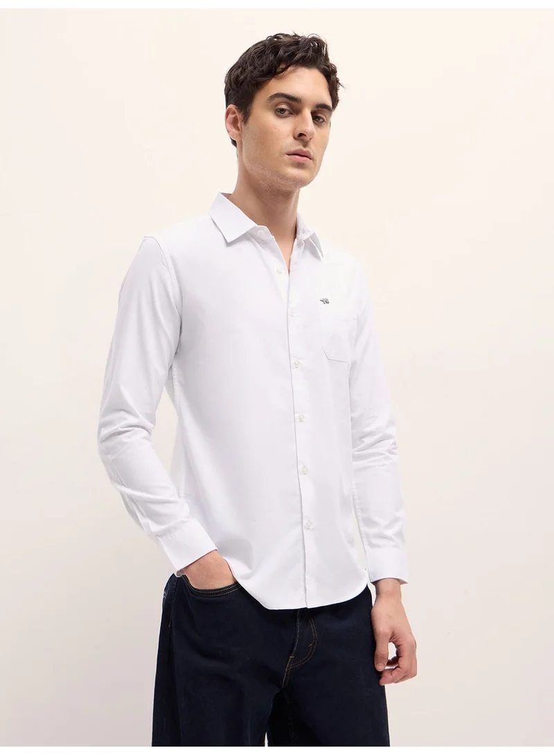 THE BEAR HOUSE  Men’s Shirt for Office, Casual & Party Wear | Comfortable Long Sleeve Shirt with Classic Collar, Button Closure & Versatile Stylish Look for Men | Best Price UAE