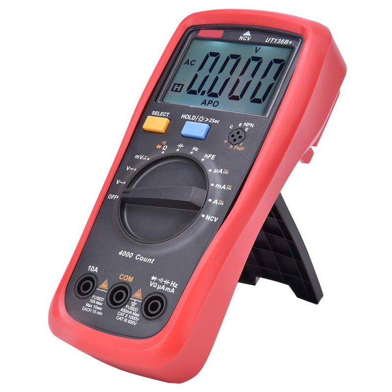 Market need oriented construction aqxreight UT136B Portable Automatic Digital Multimeter Capacitance Resistance Tester Small apartment fit - Image 5